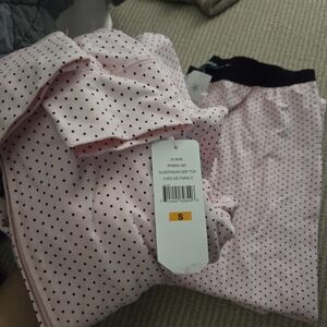 Lauren Ralph Lauren Pink Polka Dot Pajama Set